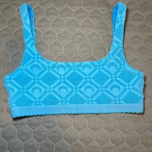 Blue Marine Serre moon sponge bra top